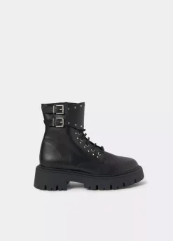Bota Acordonada Tachas-Brownie Spain Hot
