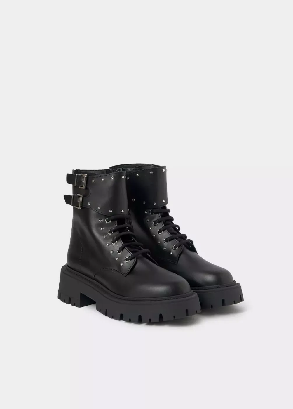 Bota Acordonada Tachas-Brownie Spain Hot