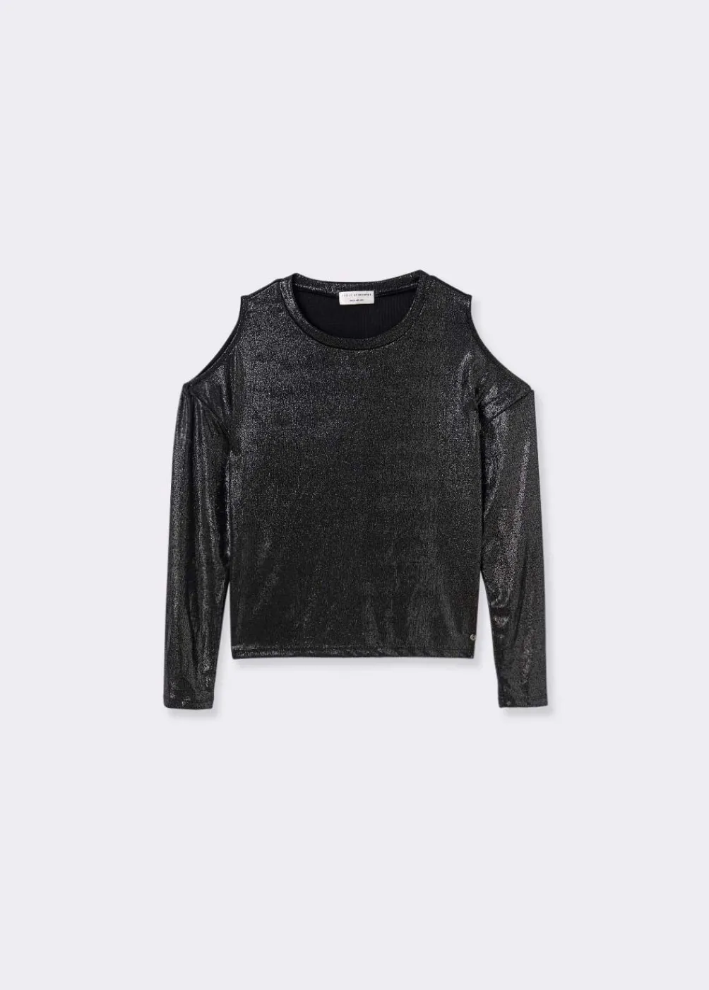 Camiseta Apertura Hombros Brillo-Brownie Spain Discount