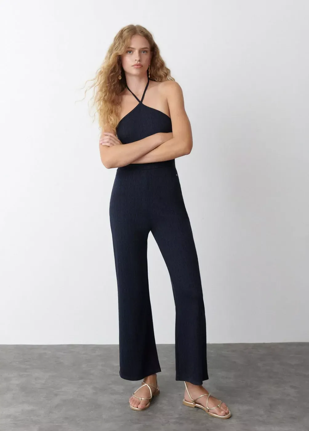 Mono Halter Jacquard-Brownie Spain Hot