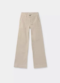 Pantalon Pana Culotte Bolsillo Frontal-Brownie Spain Online