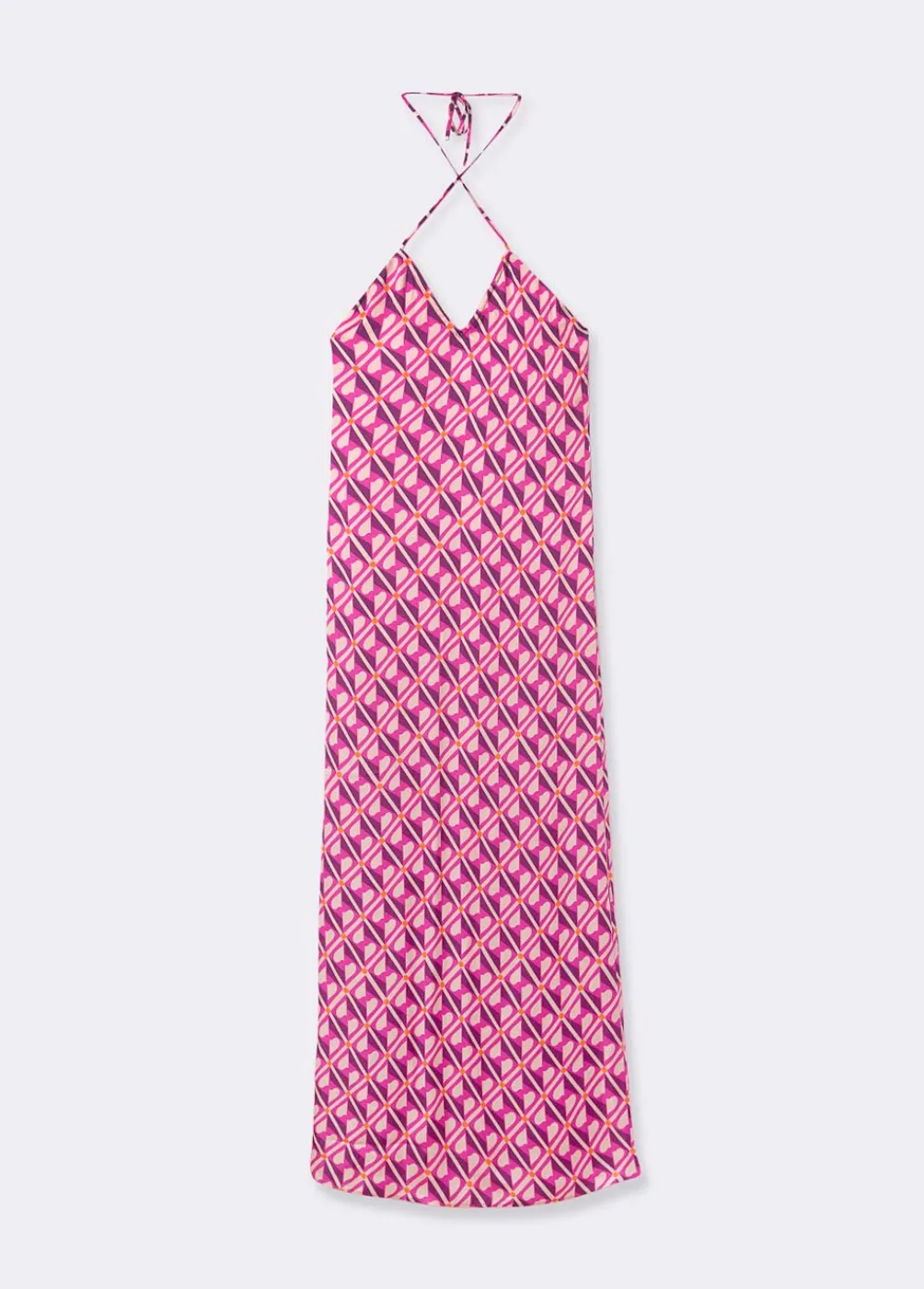 Vestido Halter Estampado Pop-Brownie Spain Online
